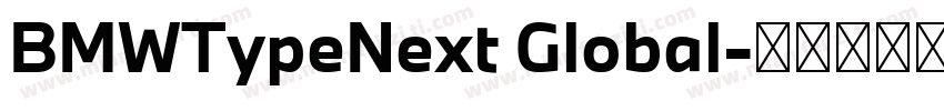 BMWTypeNext Global字体转换